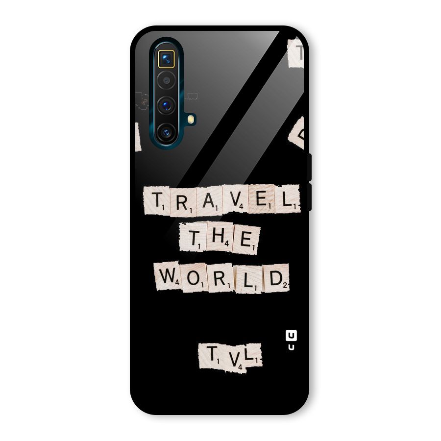 Blocks Travel Glass Back Case for Realme X3