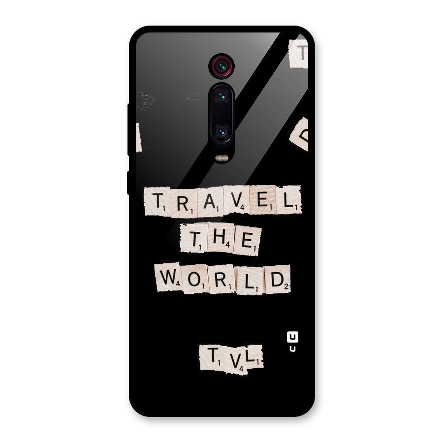 Blocks Travel Glass Back Case for Redmi K20 Pro