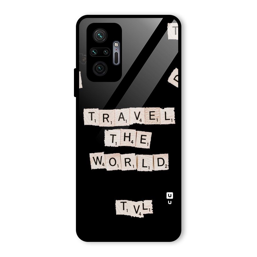 Blocks Travel Glass Back Case for Redmi Note 10 Pro Max