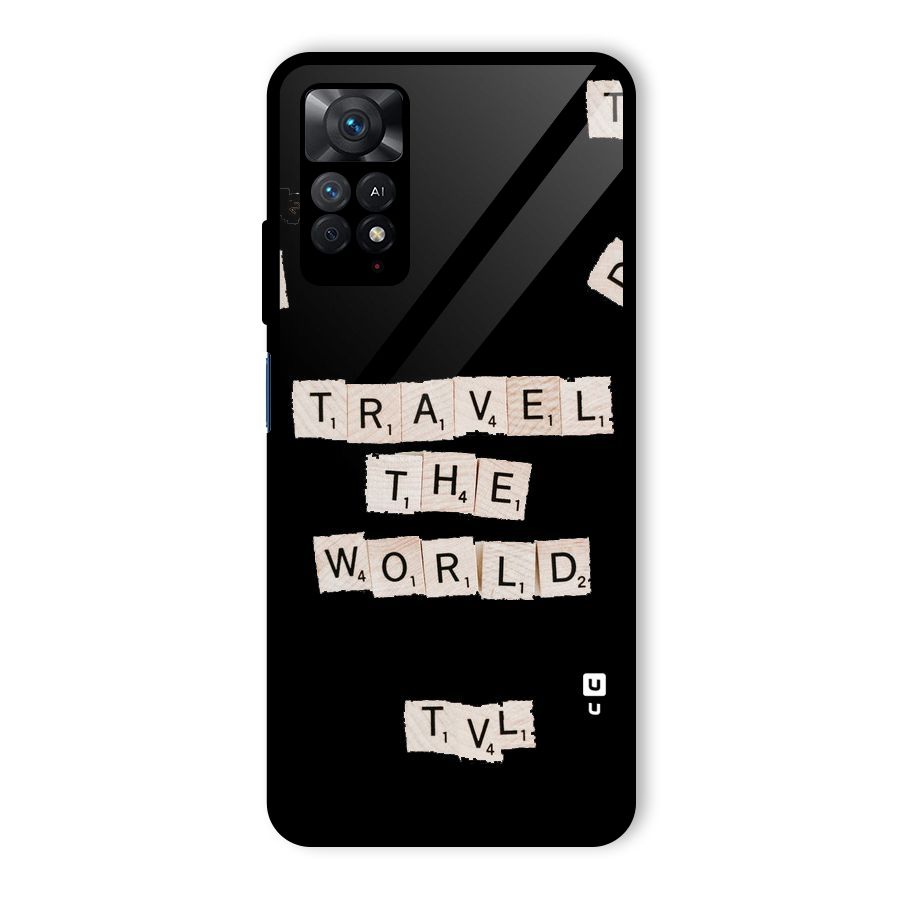 Blocks Travel Glass Back Case for Redmi Note 11 Pro