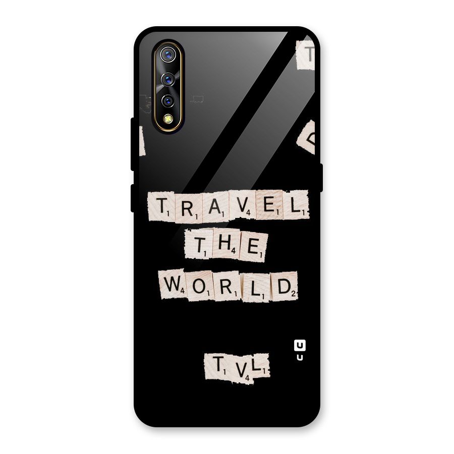 Blocks Travel Glass Back Case for Vivo S1