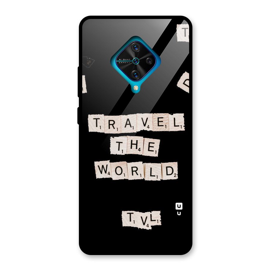 Blocks Travel Glass Back Case for Vivo S1 Pro