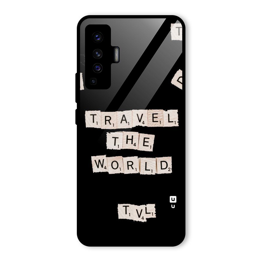Blocks Travel Glass Back Case for Vivo X50