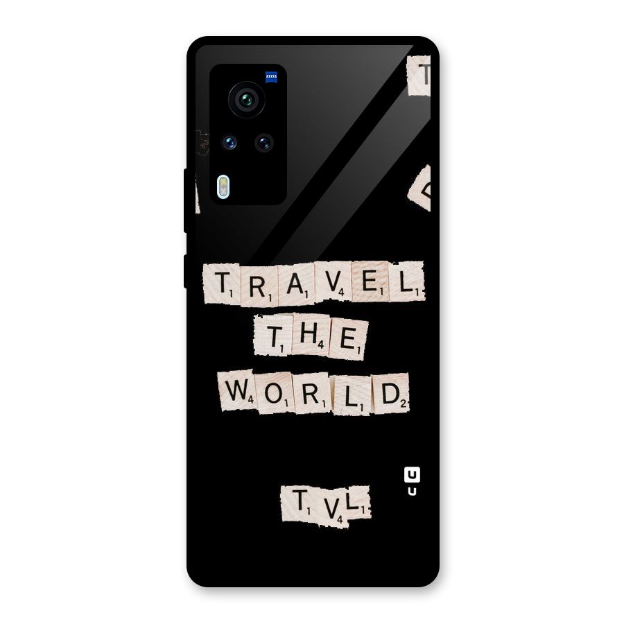 Blocks Travel Glass Back Case for Vivo X60 Pro
