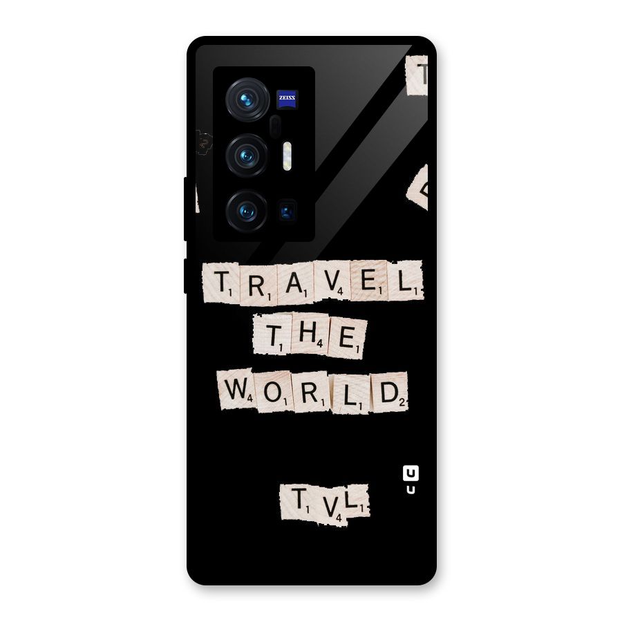 Blocks Travel Glass Back Case for Vivo X70 Pro Plus