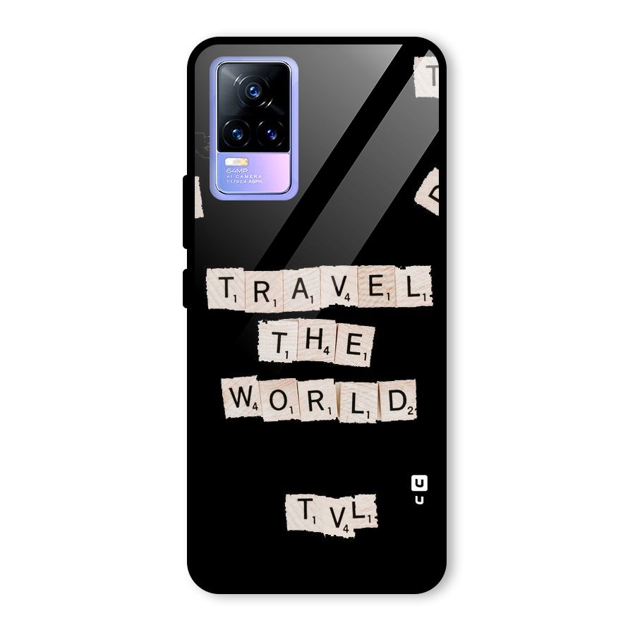 Blocks Travel Glass Back Case for Vivo Y73