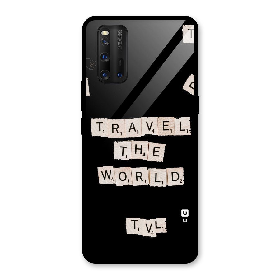 Blocks Travel Glass Back Case for Vivo iQOO 3