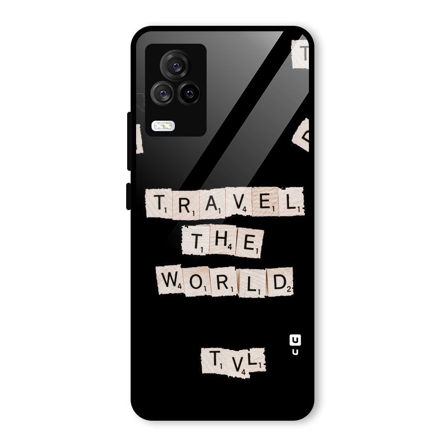Blocks Travel Glass Back Case for Vivo iQOO 7 Legend 5G