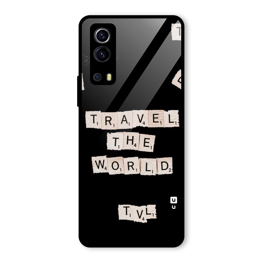Blocks Travel Glass Back Case for Vivo iQOO Z3