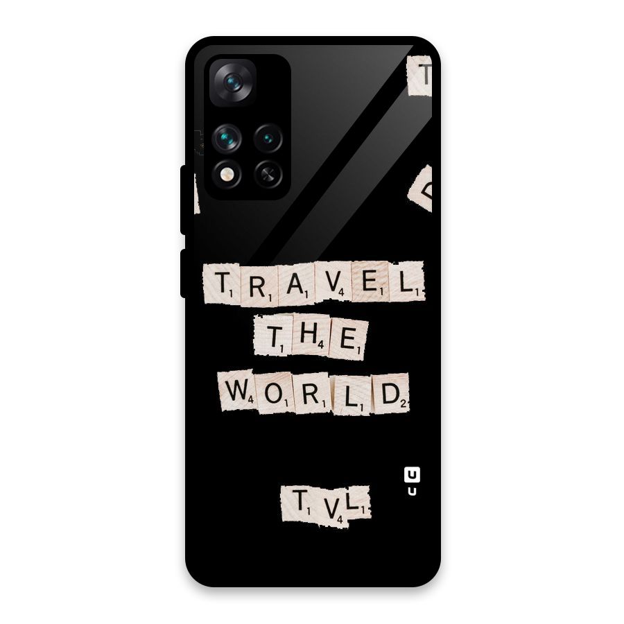 Blocks Travel Glass Back Case for Xiaomi 11i 5G