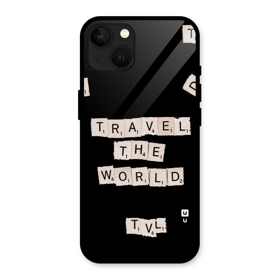Blocks Travel Glass Back Case for iPhone 13