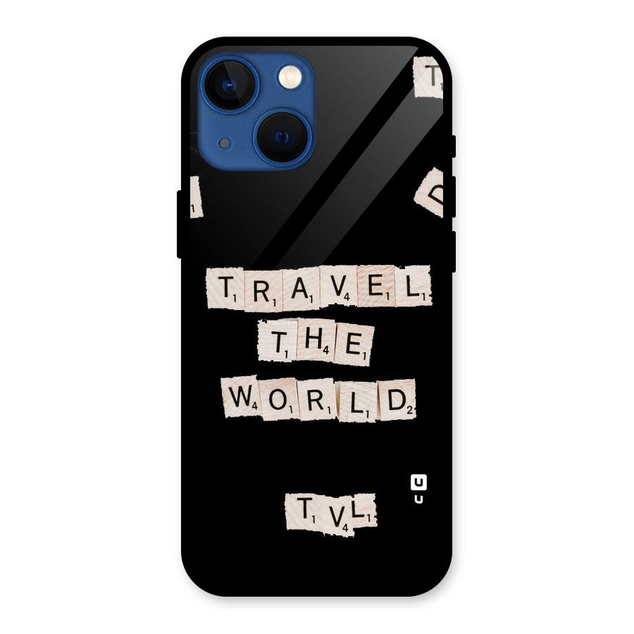 Blocks Travel Glass Back Case for iPhone 13 Mini