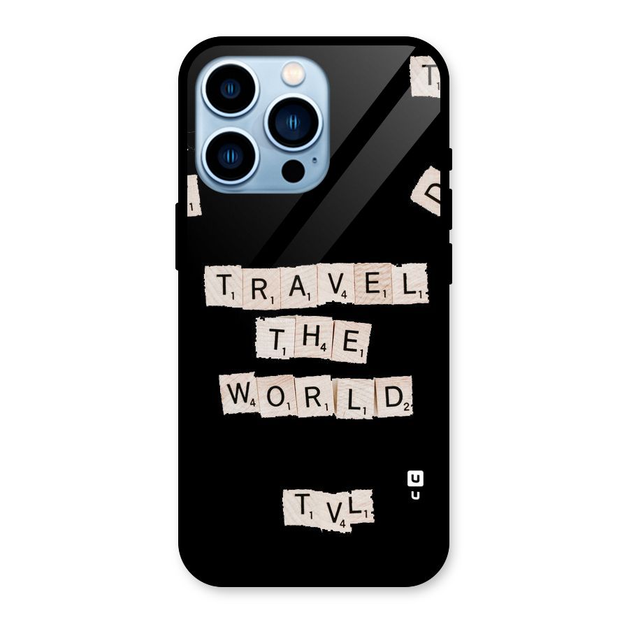 Blocks Travel Glass Back Case for iPhone 13 Pro