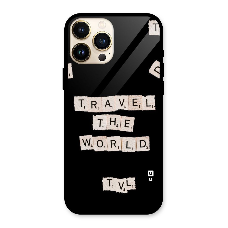 Blocks Travel Glass Back Case for iPhone 13 Pro Max
