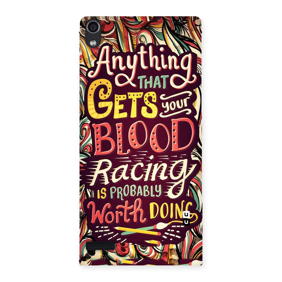 Blood Racing Back Case for Ascend P6