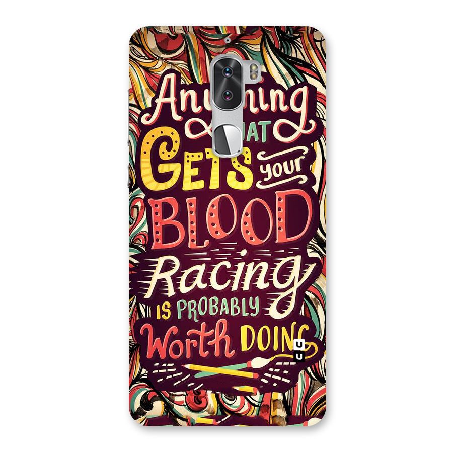 Blood Racing Back Case for Coolpad Cool 1