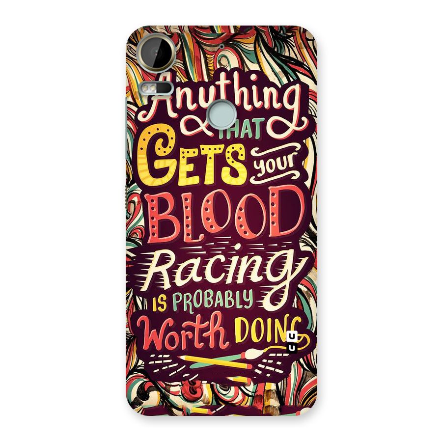 Blood Racing Back Case for Desire 10 Pro