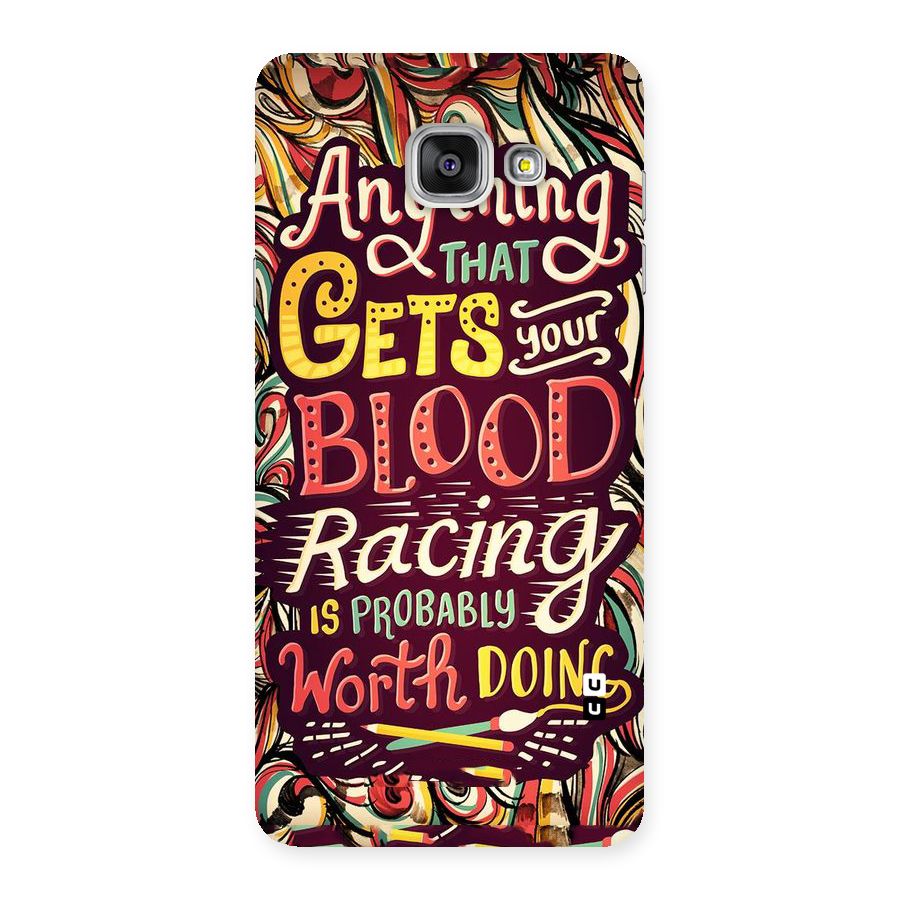 Blood Racing Back Case for Galaxy A7 2016
