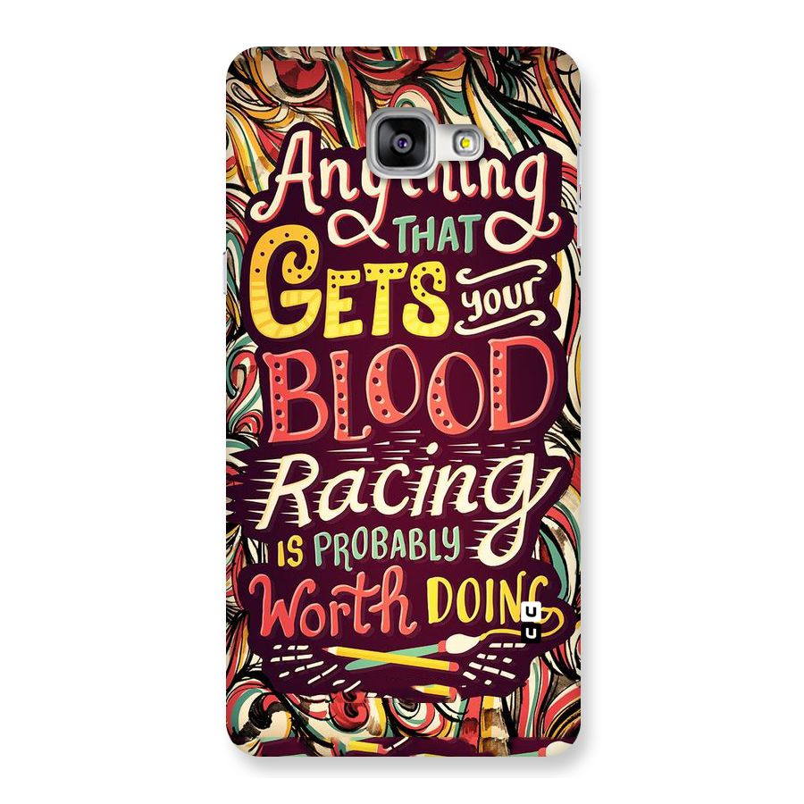 Blood Racing Back Case for Galaxy A9