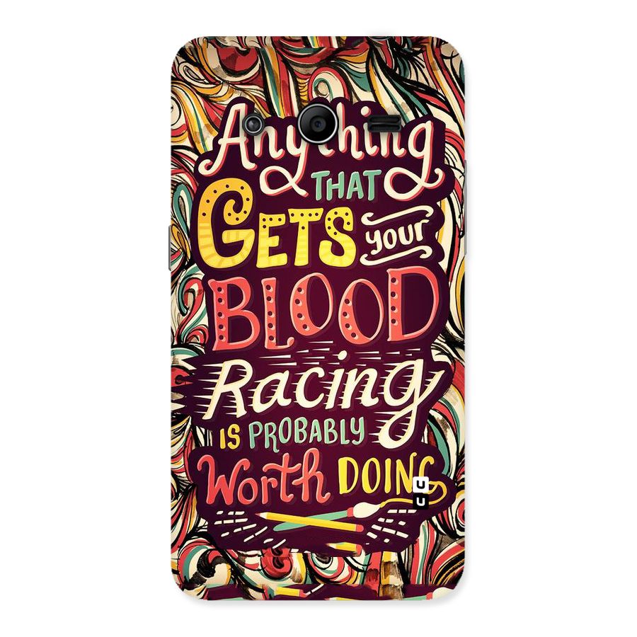 Blood Racing Back Case for Galaxy Core 2