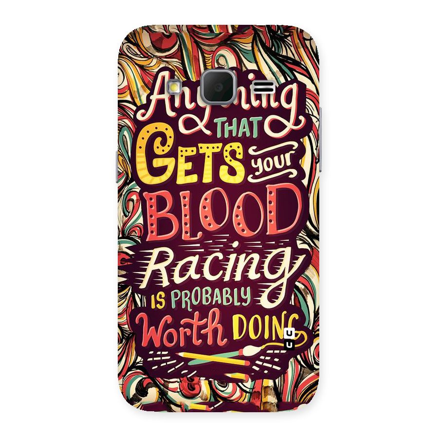 Blood Racing Back Case for Galaxy Core Prime