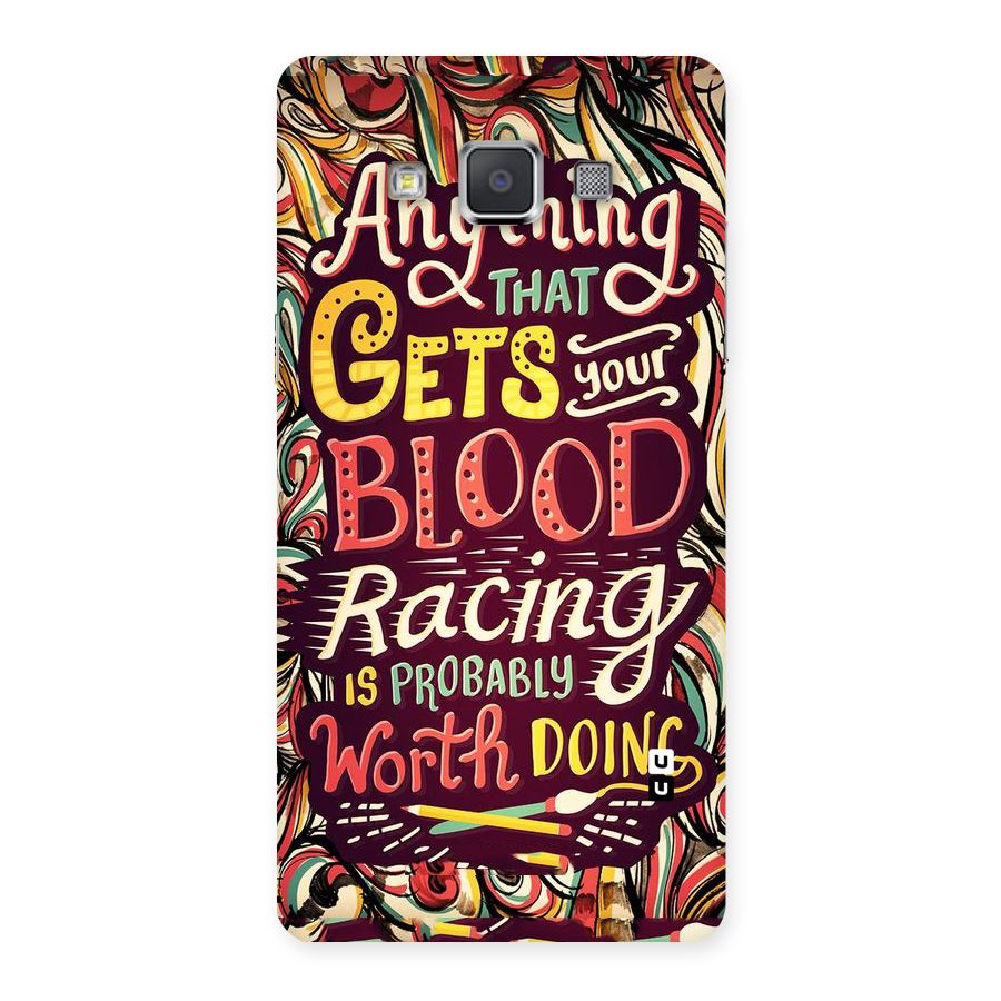 Blood Racing Back Case for Galaxy Grand Max