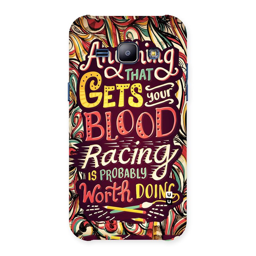 Blood Racing Back Case for Galaxy J1