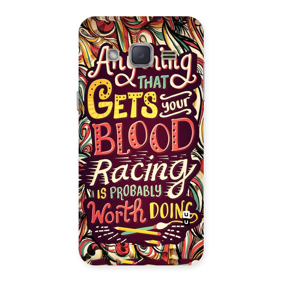 Blood Racing Back Case for Galaxy J2