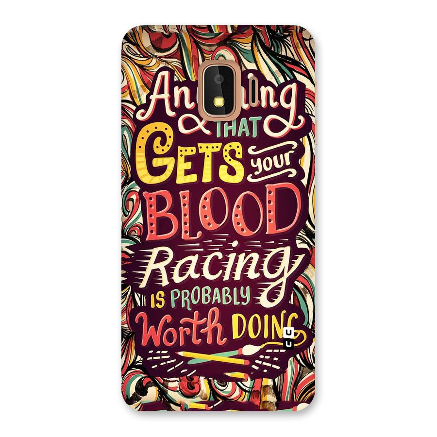 Blood Racing Back Case for Galaxy J2 Core