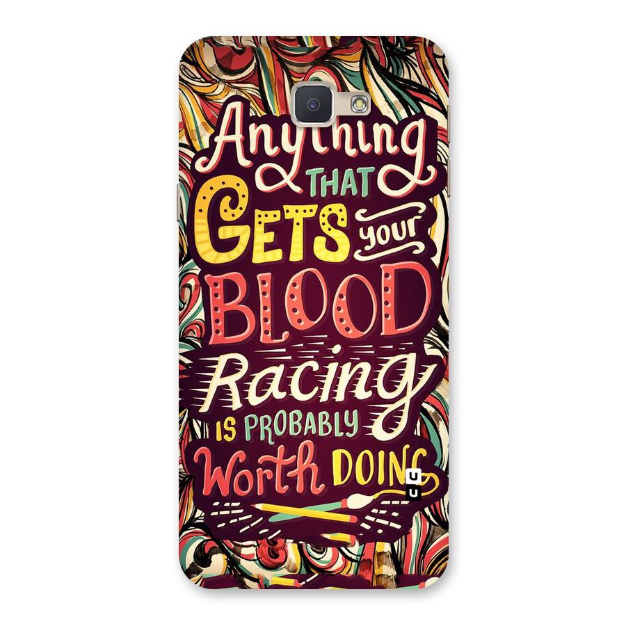Blood Racing Back Case for Galaxy J5 Prime