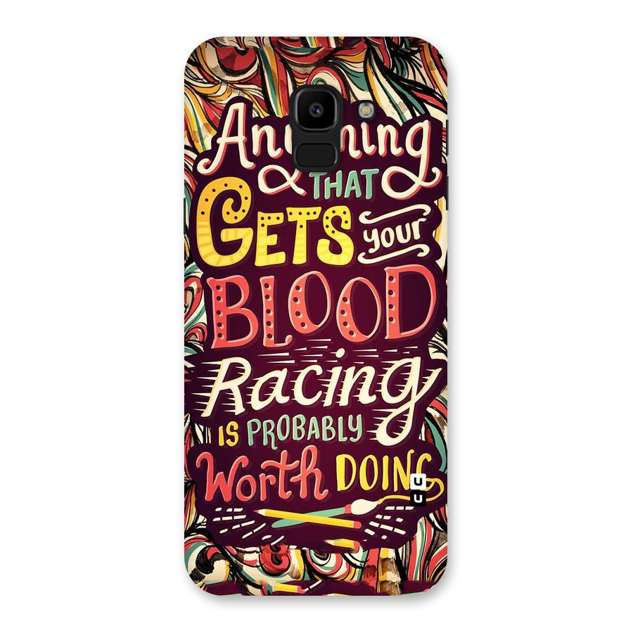 Blood Racing Back Case for Galaxy J6
