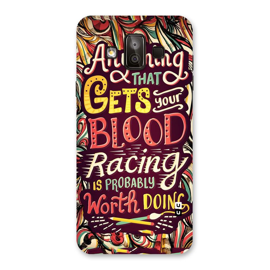 Blood Racing Back Case for Galaxy J7 Duo