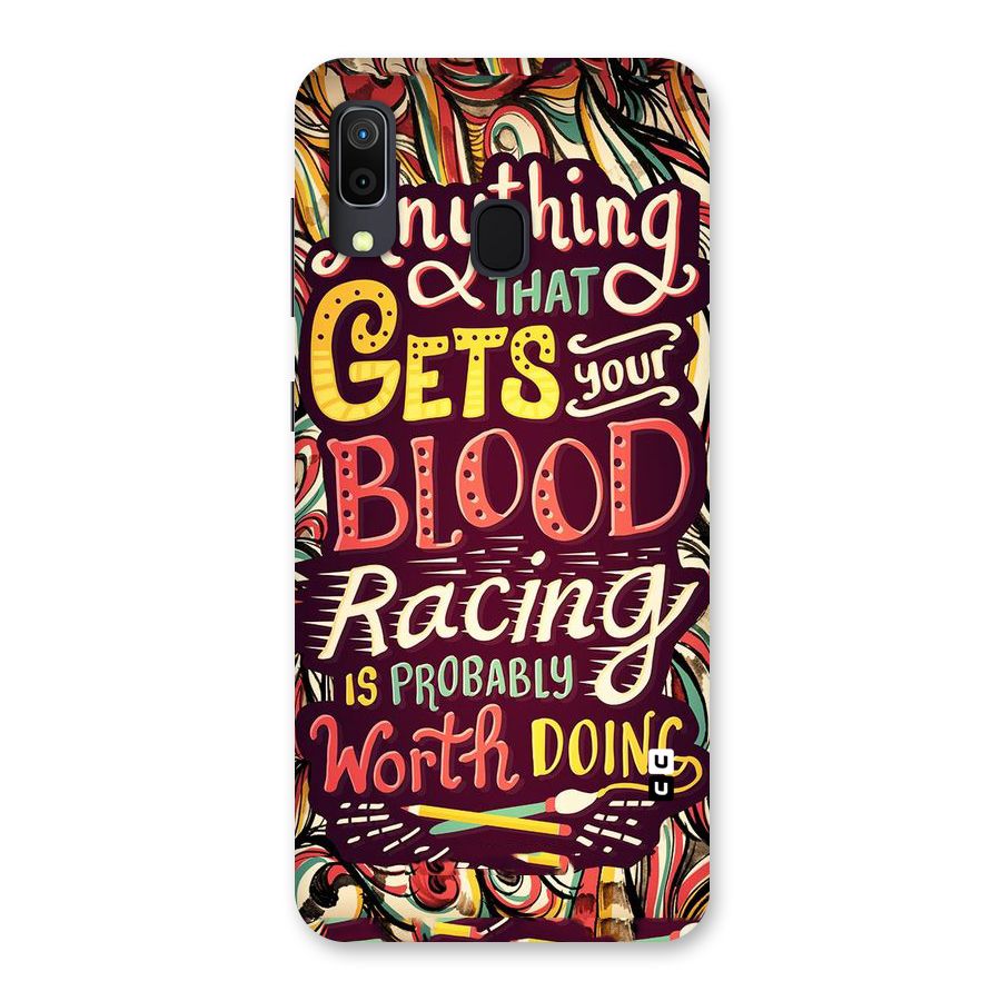 Blood Racing Back Case for Galaxy M10s