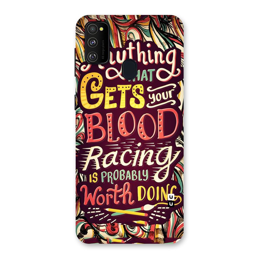 Blood Racing Back Case for Galaxy M30s