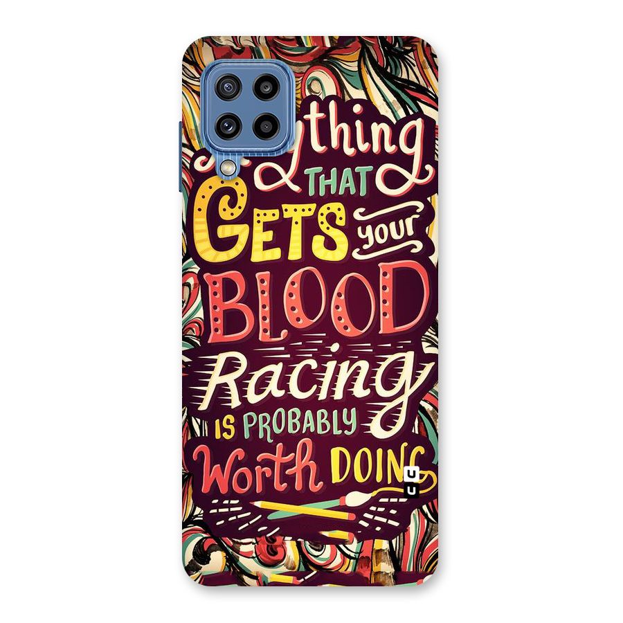 Blood Racing Back Case for Galaxy M32