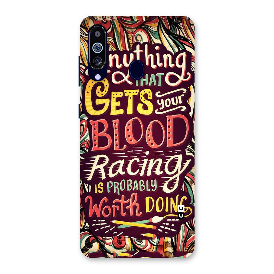 Blood Racing Back Case for Galaxy M40