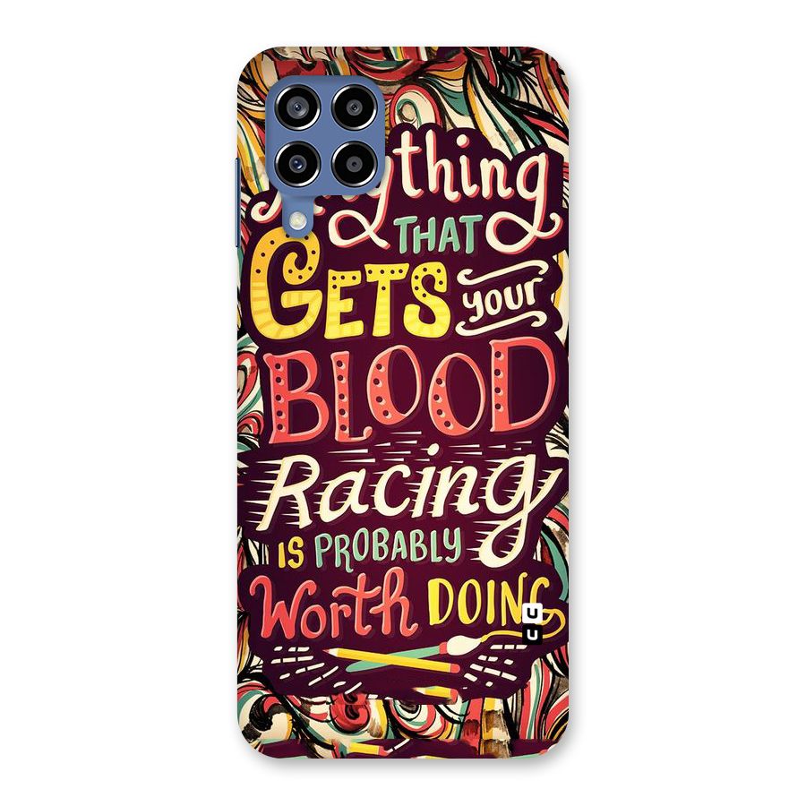 Blood Racing Back Case for Galaxy M53 5G