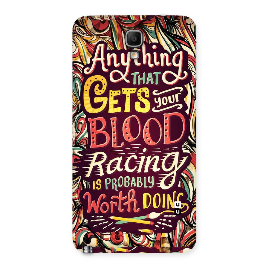 Blood Racing Back Case for Galaxy Note 3 Neo