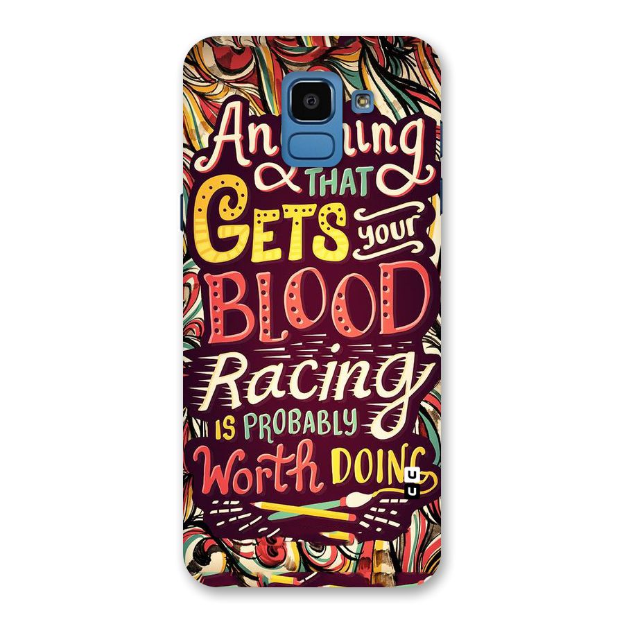 Blood Racing Back Case for Galaxy On6