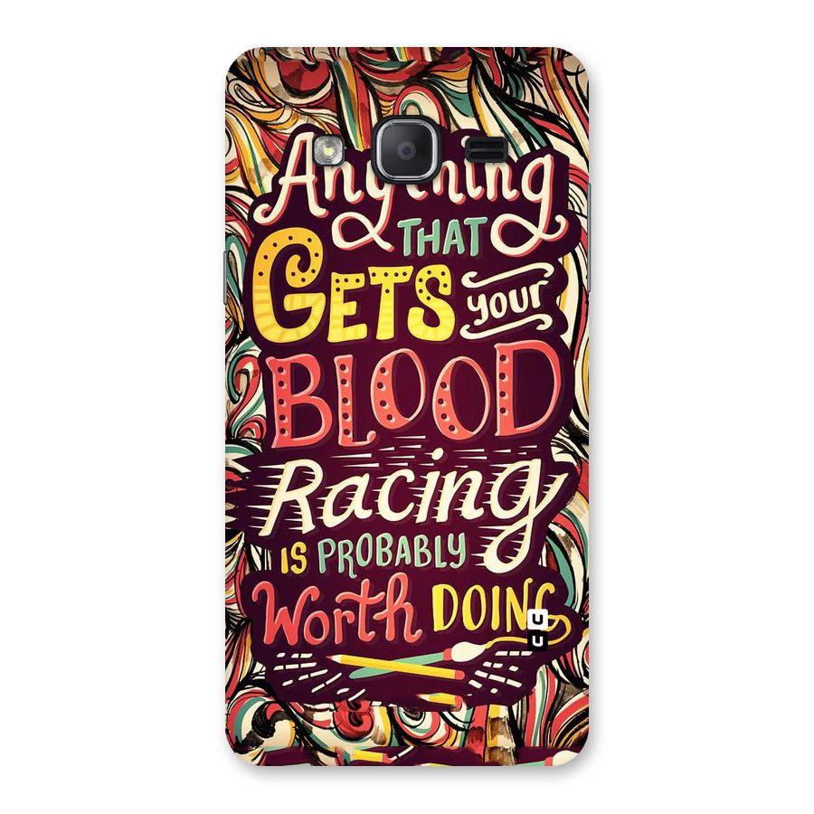 Blood Racing Back Case for Galaxy On7 2015