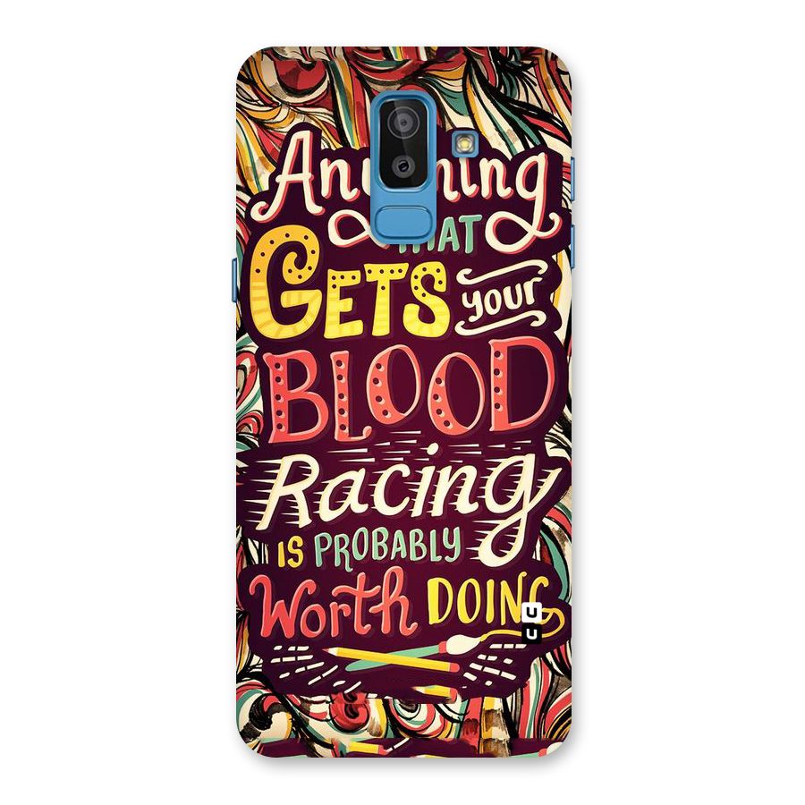 Blood Racing Back Case for Galaxy On8 (2018)