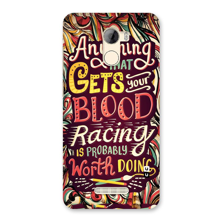 Blood Racing Back Case for Gionee A1 LIte