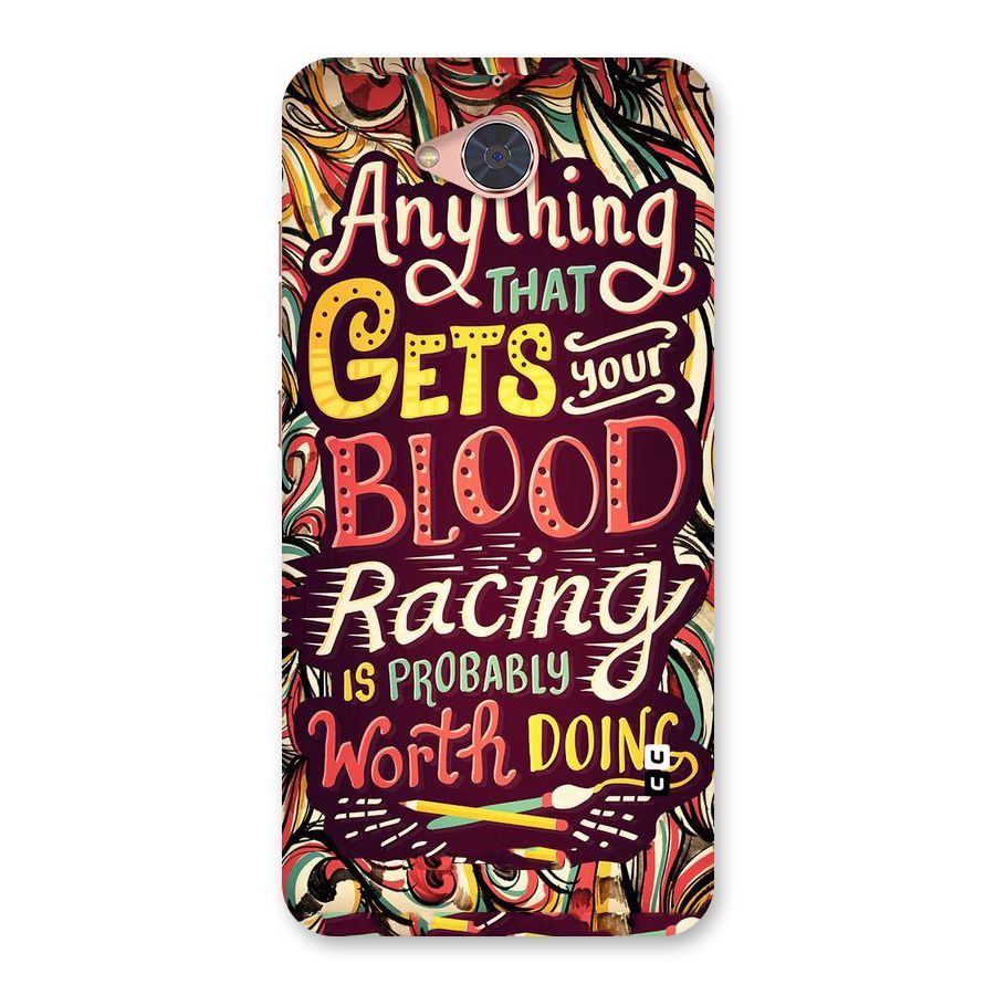 Blood Racing Back Case for Gionee S6 Pro