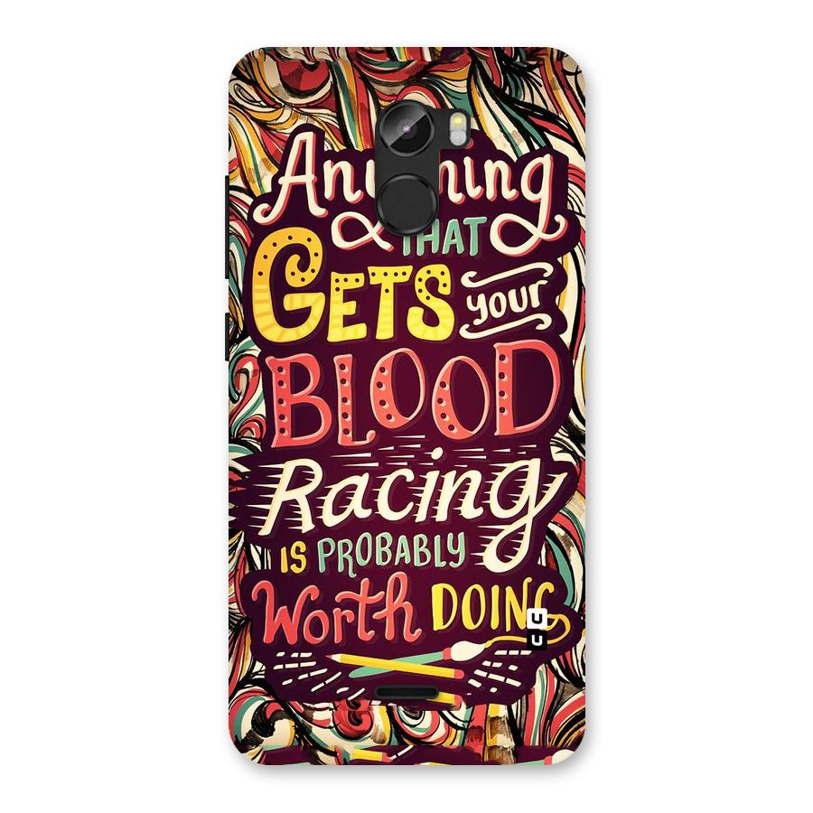 Blood Racing Back Case for Gionee X1