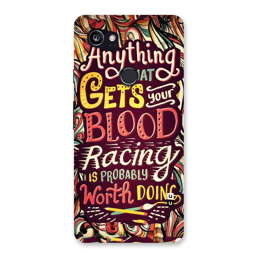 Blood Racing Back Case for Google Pixel 2 XL