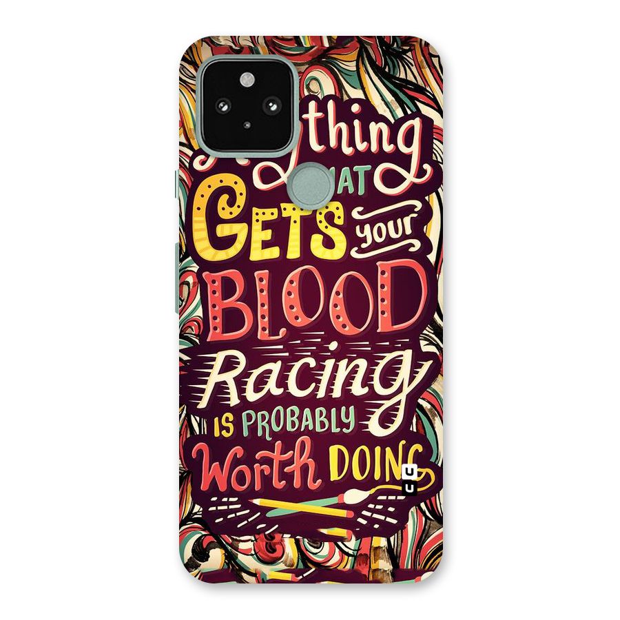 Blood Racing Back Case for Google Pixel 5