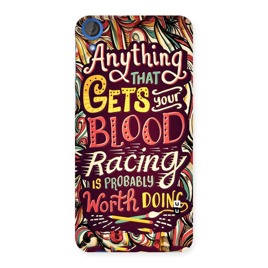 Blood Racing Back Case for HTC Desire 820
