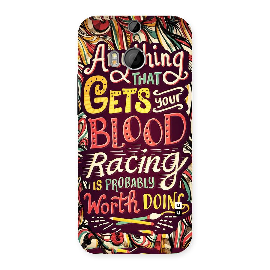 Blood Racing Back Case for HTC One M8