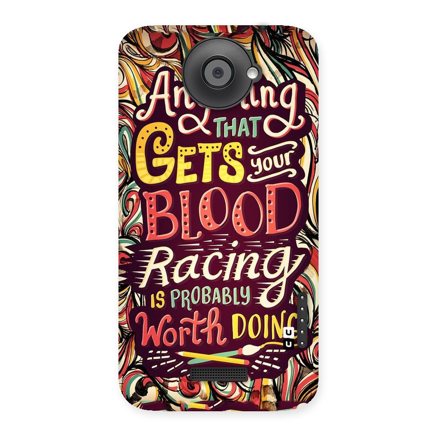 Blood Racing Back Case for HTC One X