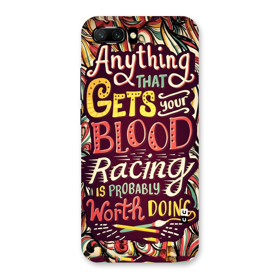 Blood Racing Back Case for Honor 10